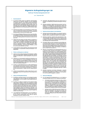 Allgemeine Auftragsbedingungen der Stallmeyer Rechtsanwaltsgesellschaft mbH 20240901